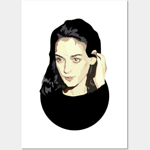 Winona Ryder Wall Art by annamckay